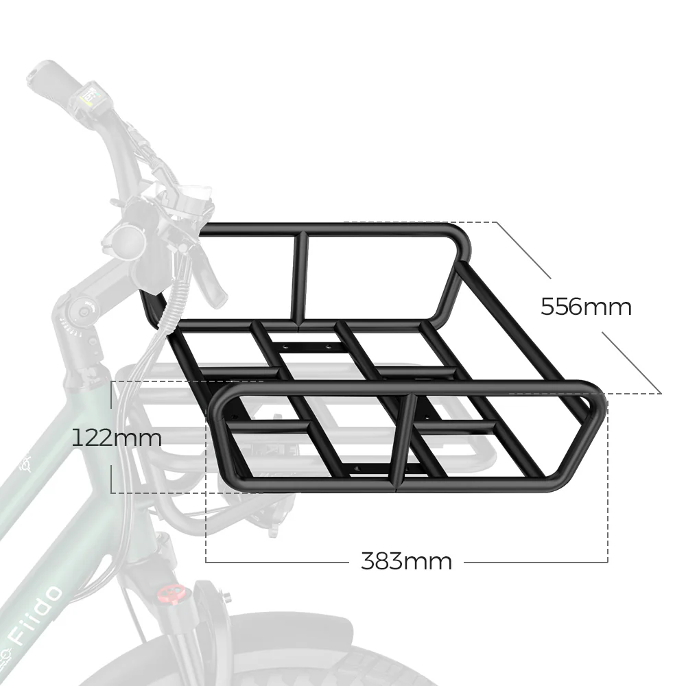 Front basket for T2 - Carry More, Ride Further - Image 2